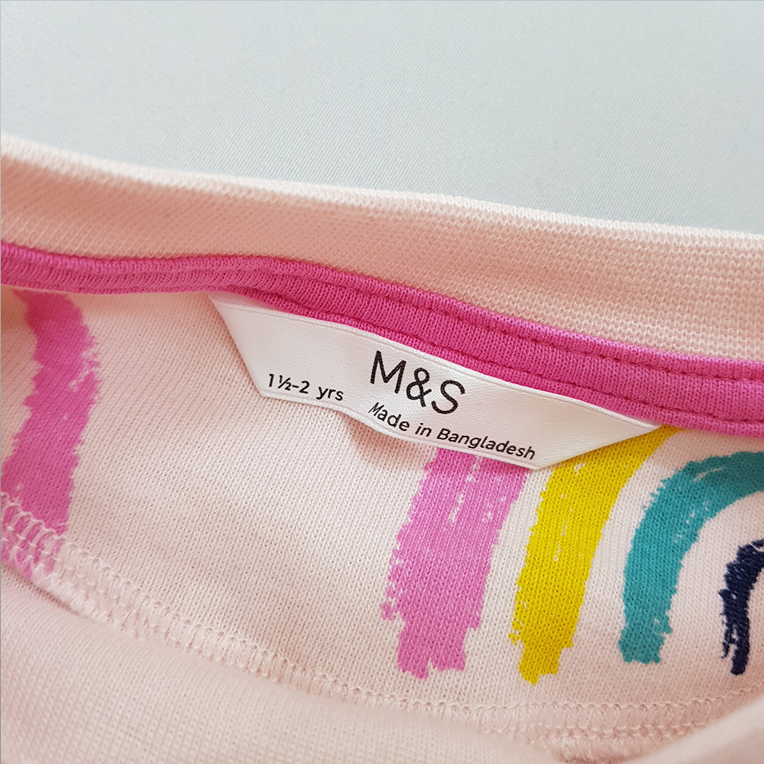 بلوز بچگانه 30188 سایز 1 تا 7 سال کد 1 مارک M&S