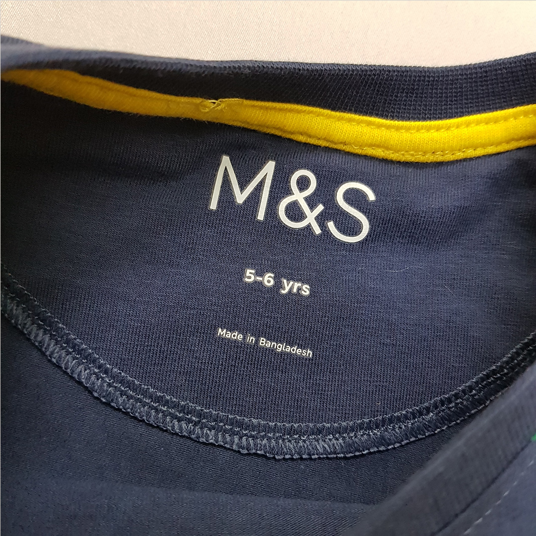 بلوز پسرانه 30194 سایز 1 تا 7 سال کد 7 مارک M&S