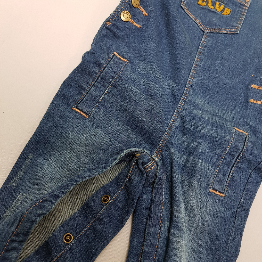 پیشبندار جینز پسرانه 30227 سایز 3 تا 36 ماه مارک TAPEA LOEIL