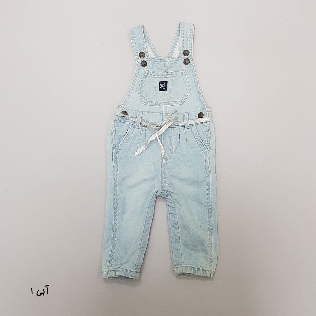 پیشبندار جینز دخترانه 29372 سایز 3 تا 24 ماه مارک BABY BGOSH   *