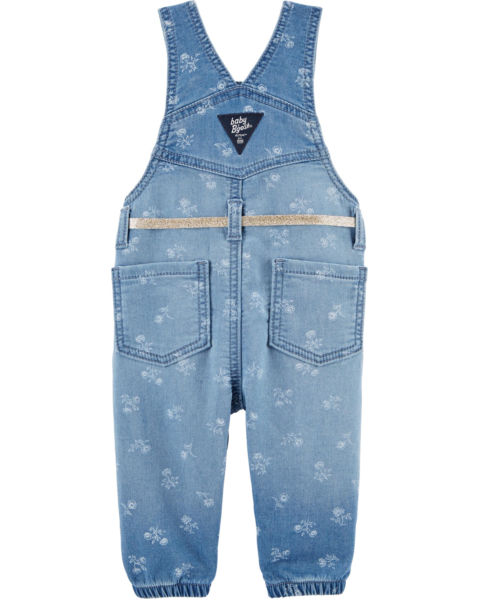 پیشبندار جینز دخترانه 29372 سایز 3 تا 24 ماه مارک BABY BGOSH   *