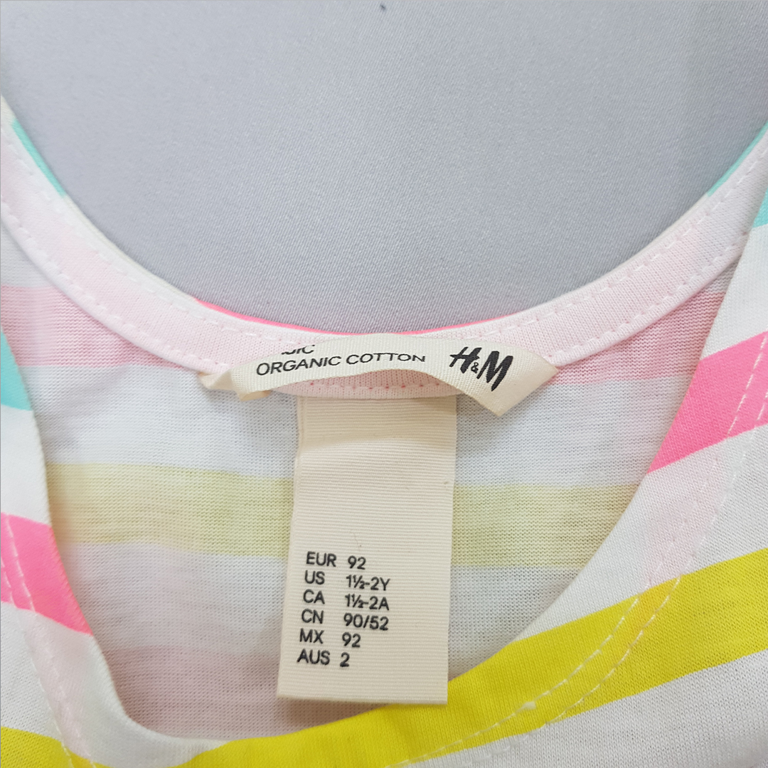 سارافون دخترانه 30652 سایز 1.5 تا 10 سال مارک H&M