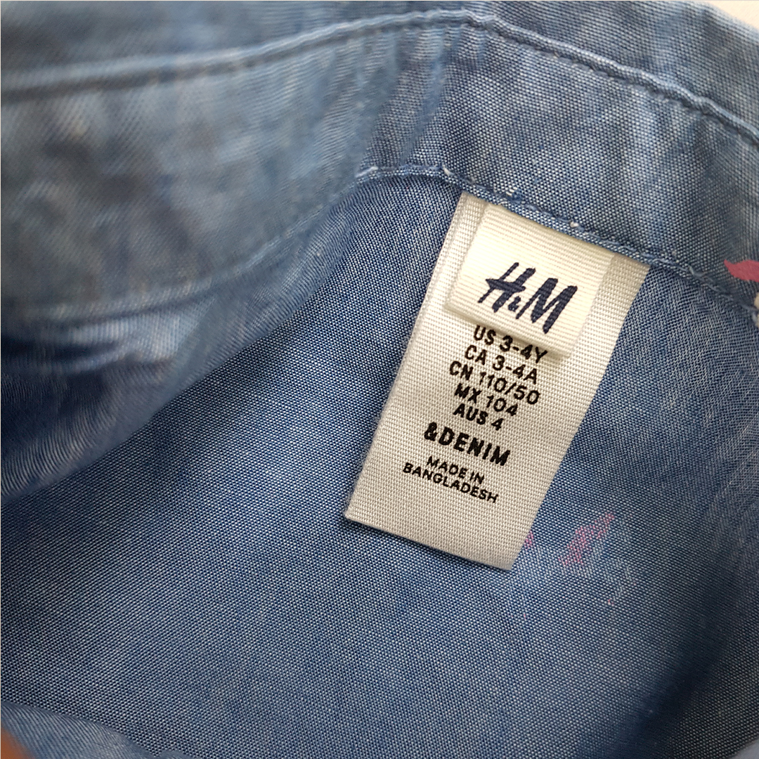 مانتو سارافون دخترانه 30754 سایز 3 تا 12 سال مارک H&M