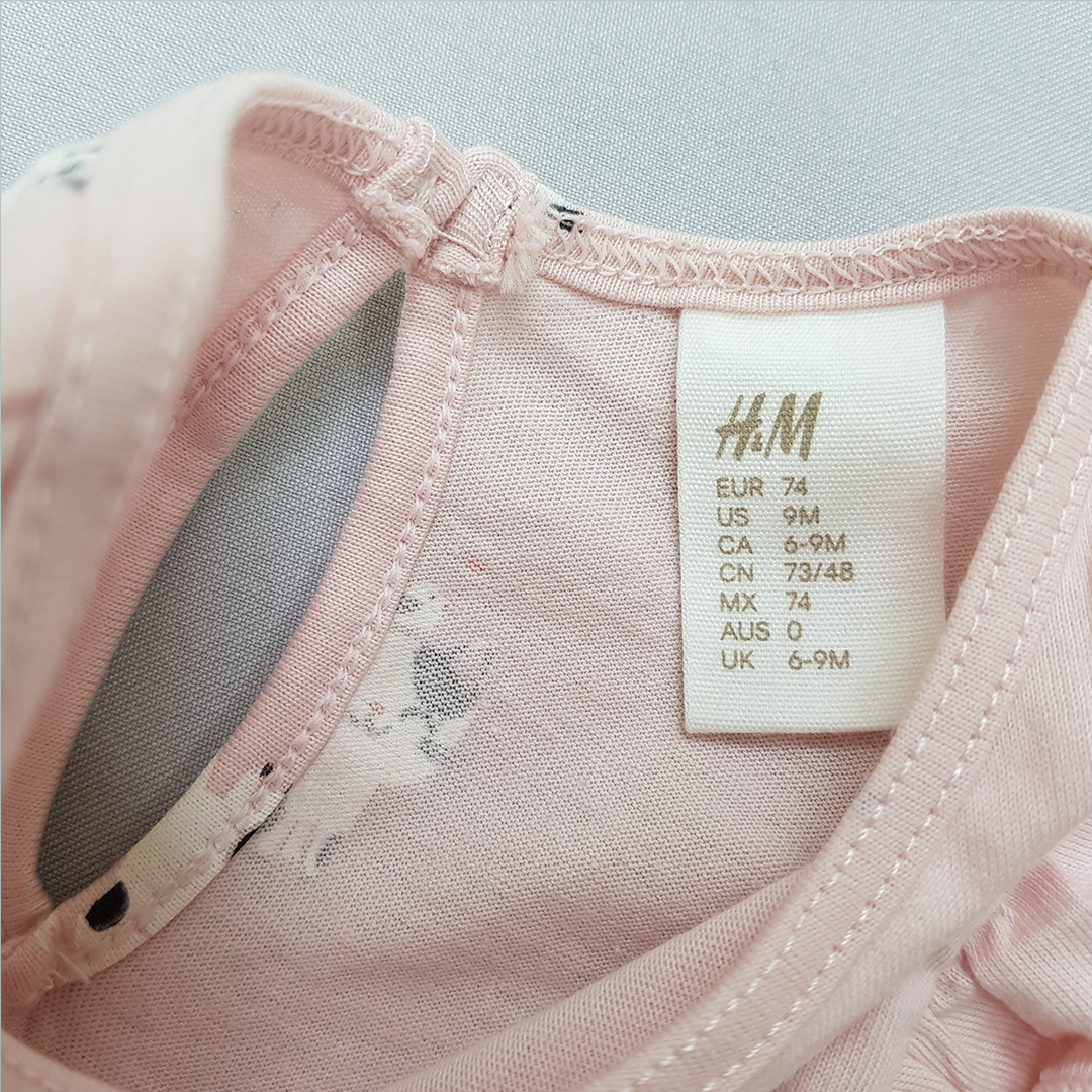 سارافون دخترانه 30928 سایز 4 ماه تا 2 سال مارک H&M