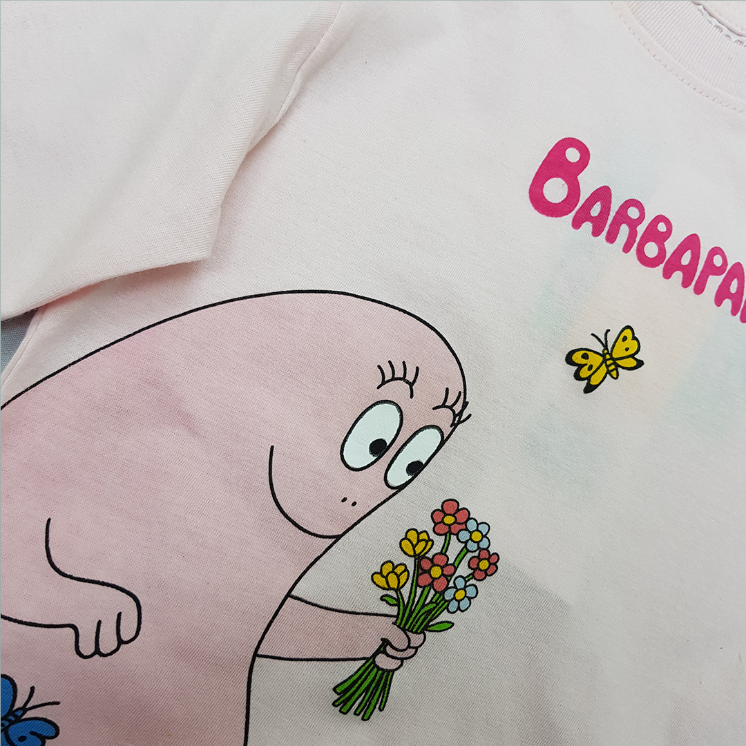 بلوز دخترانه 30943 سایز 2 تا 8 سال مارک BARBAPAPA   *