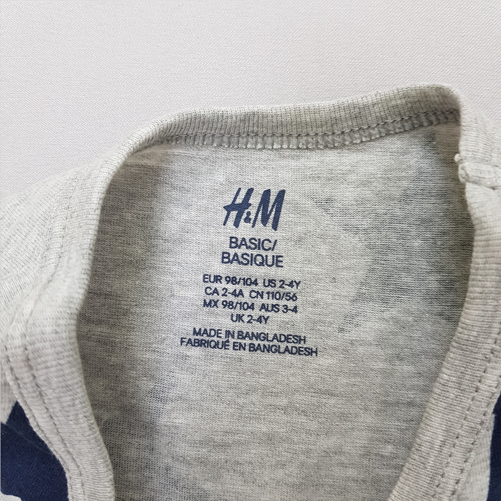 تاپ حلقه ای پسرانه 32095 سایز 3 تا 6 سال مارک H&M