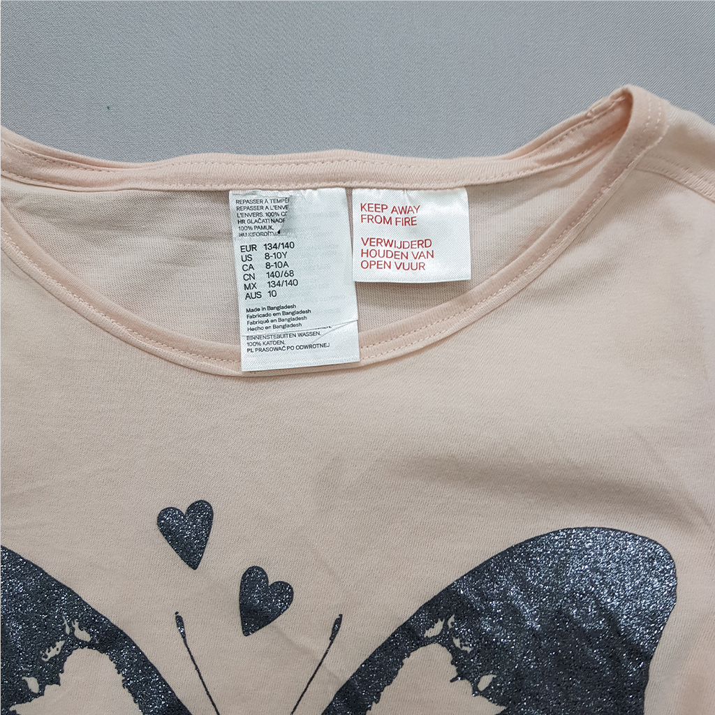 بلوز دخترانه 32294 سایز 8 تا 14 سال مارک H&M