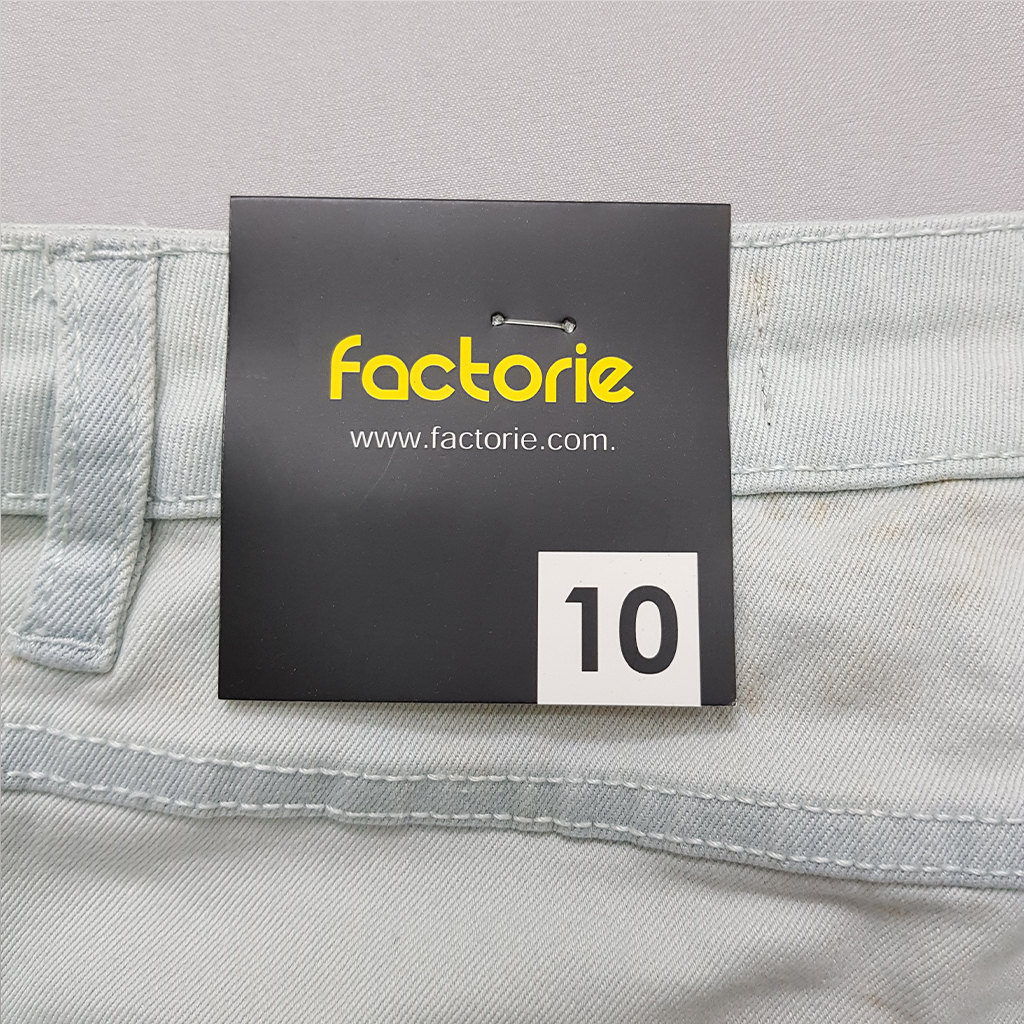 شلوار جینز 32338 سایز 6 تا 8 سال مارک Factorie   *