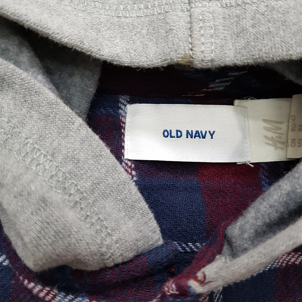 پیراهن گرم کلاه دار پسرانه 32531 سایز 12 ماه تا 10 سال مارک OLDNAVY