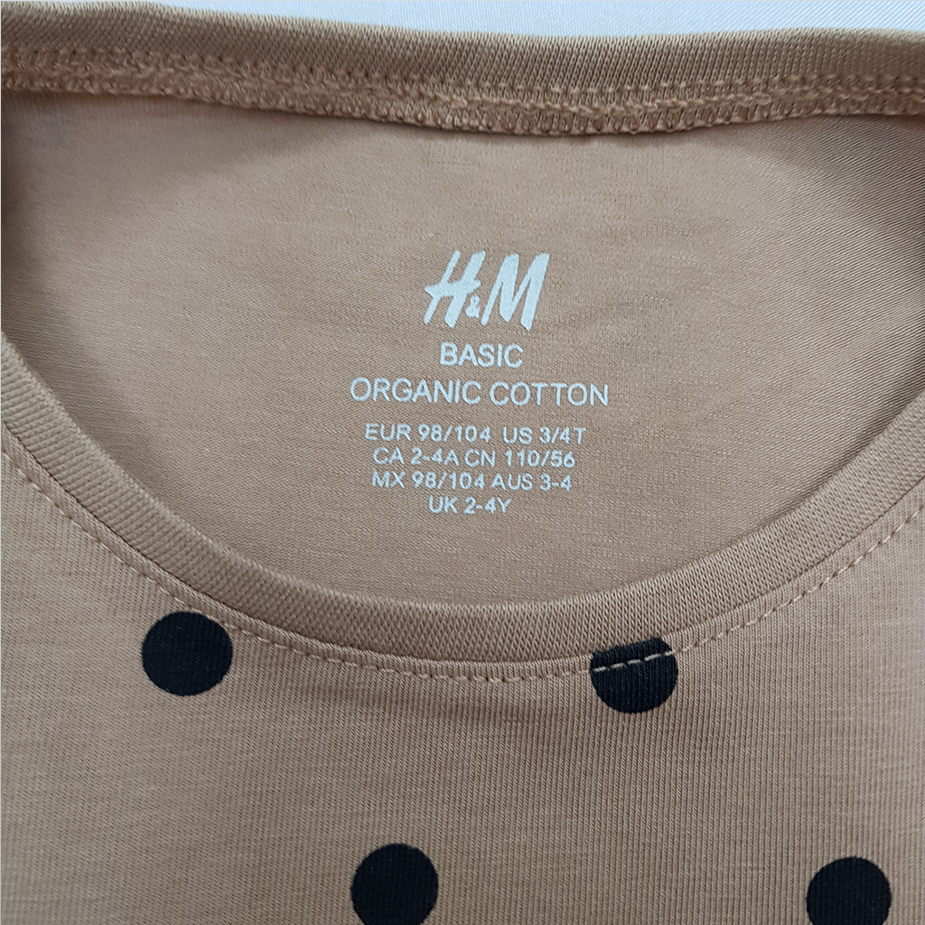 بلوز دخترانه 32678 سایز 1.5 تا 10 سال مارک H&M