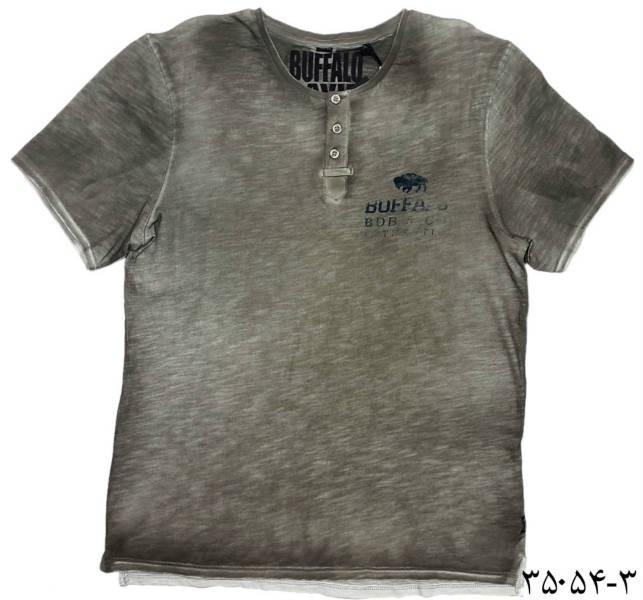 تی شرت آستین کوتاه مردانه 35054 سایز XS,S,M,L,XL,XXL مارک BUFFALO