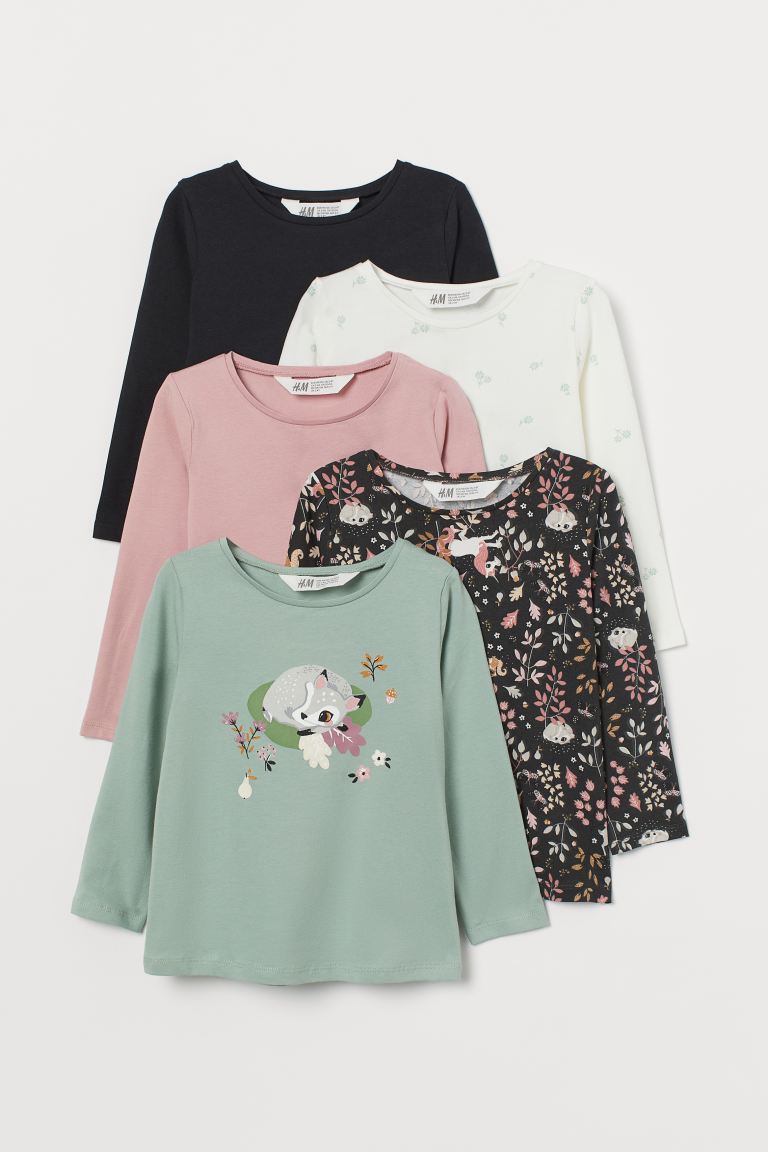 بلوز دخترانه 32823 سایز 1.5 تا 10 سال مارک H&M