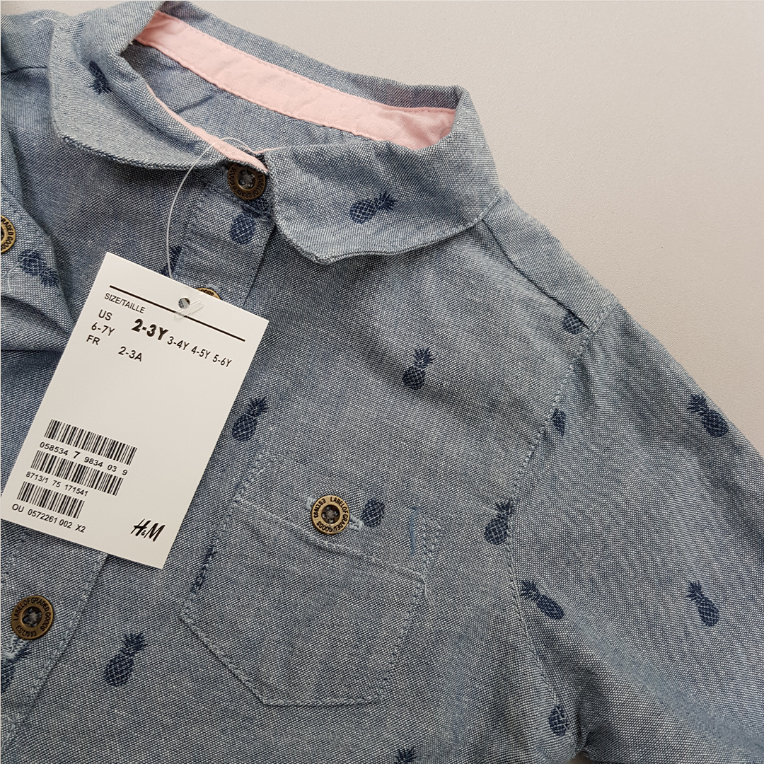 مانتو دخترانه 27950 سایز 2 تا 7 سال مارک H&M   *