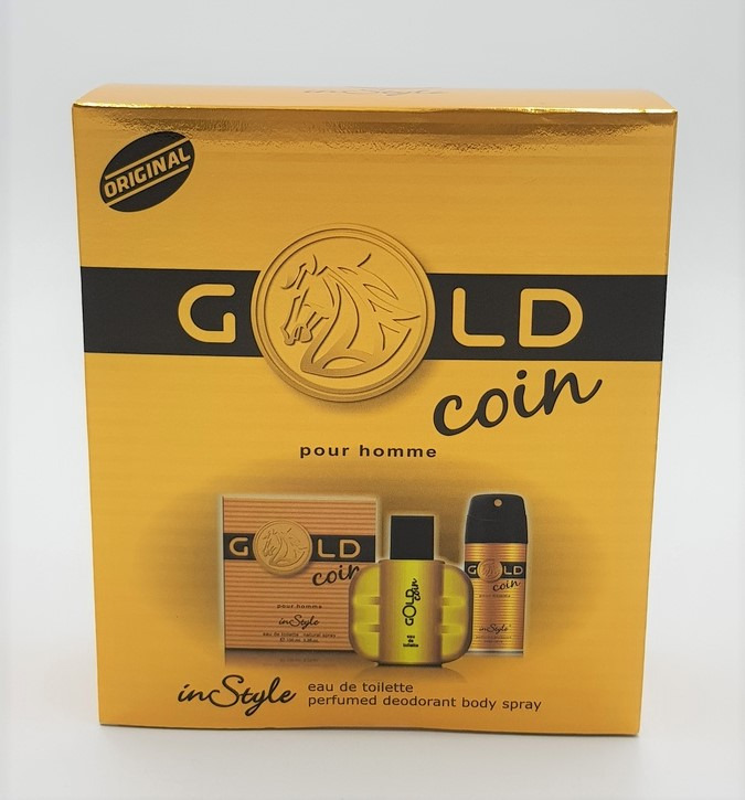 ست ادکلن مردانه inStyle Gold Coin Eau de Toilette   100 ml کد 409013