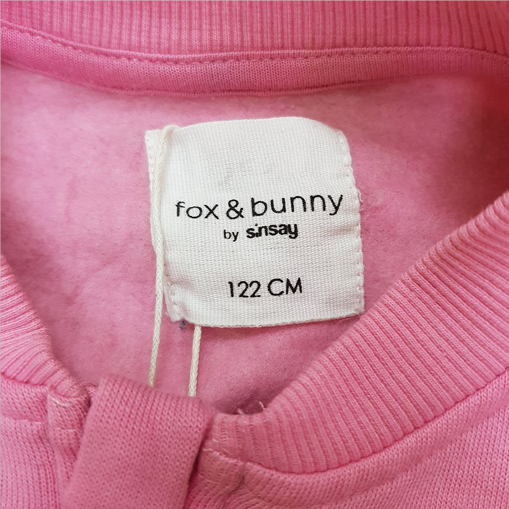 سویشرت توپنبه ای دخترانه 33301 سایز 6 تا 10 سال مارک FOX&BUNNY