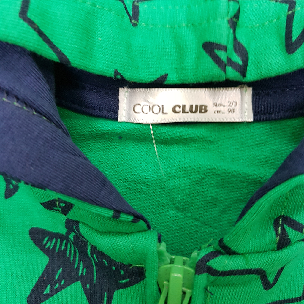 سویشرت پسرانه 33462 سایز 9 ماه تا 5 سال مارک COOL CLUB