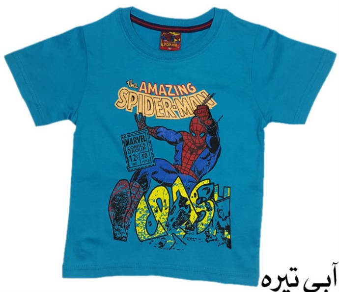 تی شرت استین کوتاه پسرانه 15296 سایز 2 تا 5 سال مارک SPIDERMAN