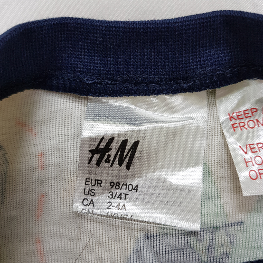 بلوز پسرانه 34590 سایز 1.5 تا 10 سال کد 9 مارک H&M