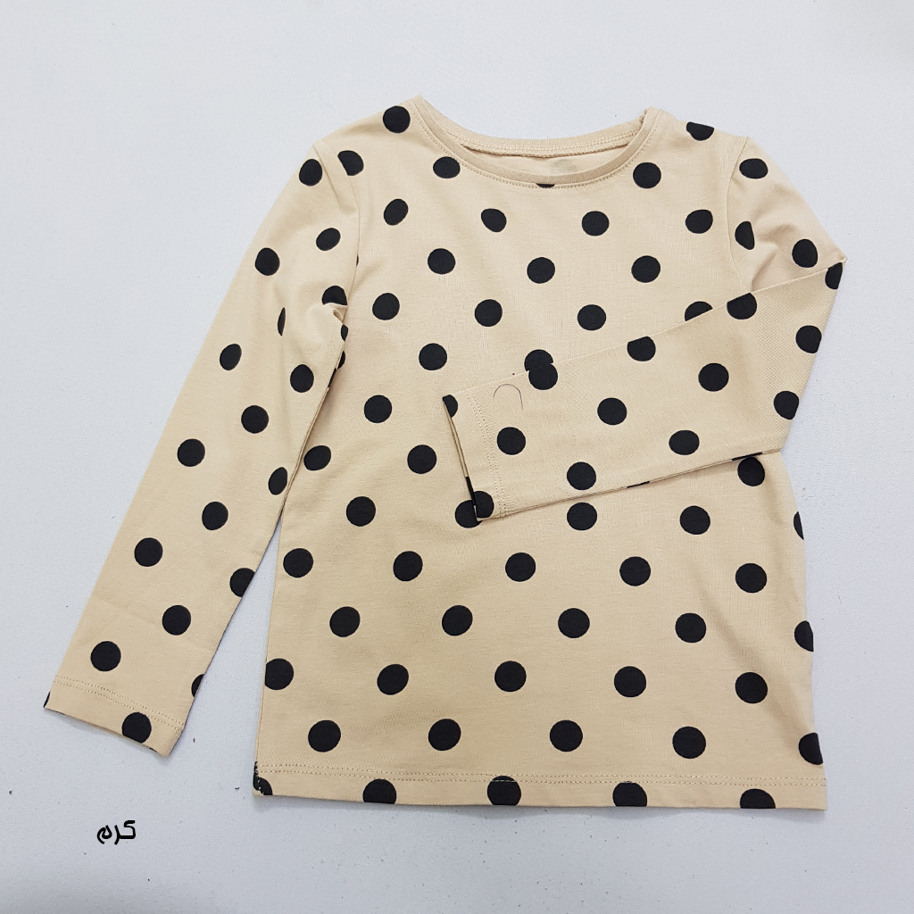 بلوز دخترانه 34673 سایز 1.5 تا 10 سال کد 5 مارک H&M