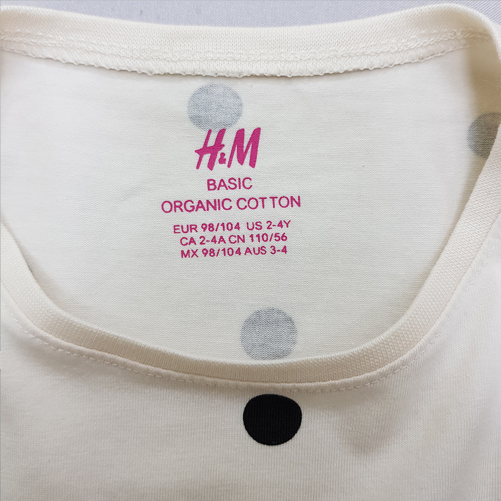 بلوز دخترانه 34673 سایز 1.5 تا 10 سال کد 5 مارک H&M