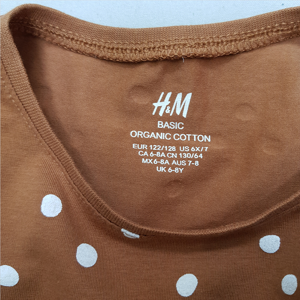 بلوز دخترانه 34673 سایز 1.5 تا 10 سال کد 6 مارک H&M