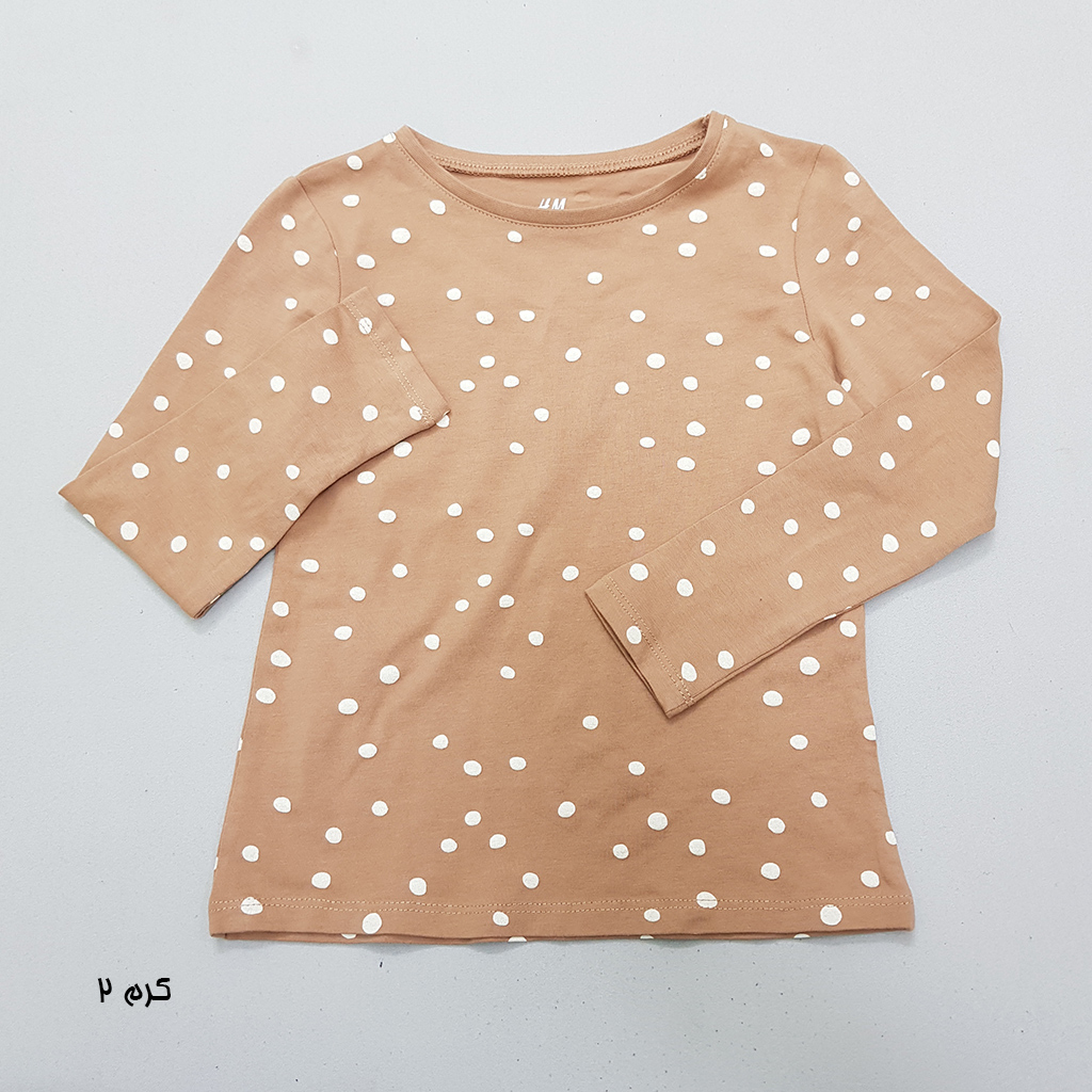 بلوز دخترانه 34673 سایز 1.5 تا 10 سال کد 6 مارک H&M