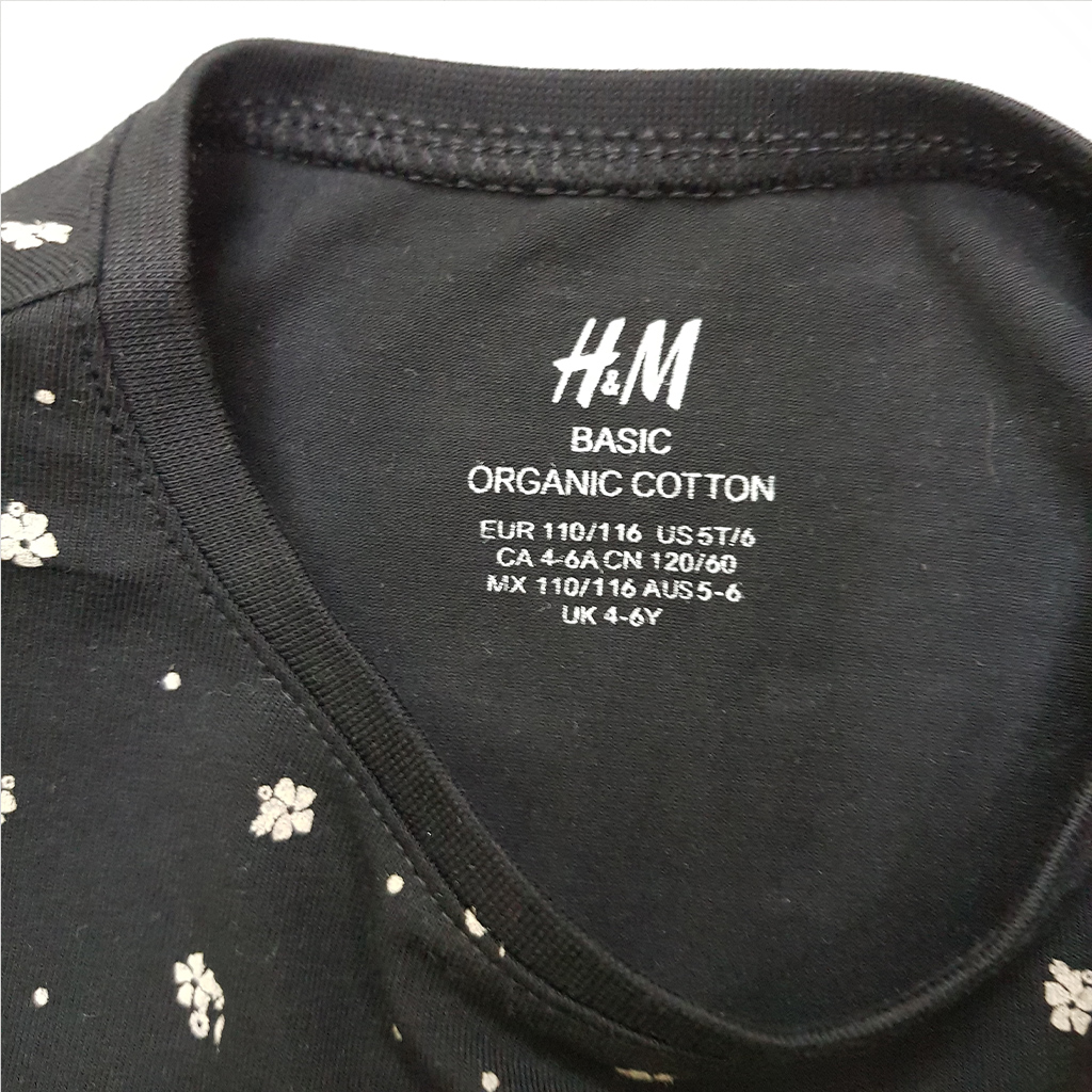 بلوز دخترانه 34673 سایز 1.5 تا 10 سال کد 8 مارک H&M