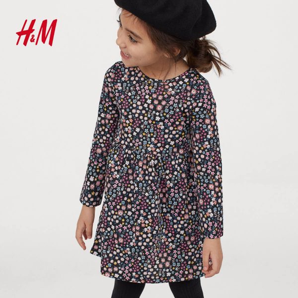 سارافون دخترانه 34806 سایز 1.5 تا 10 سال مارک H&M