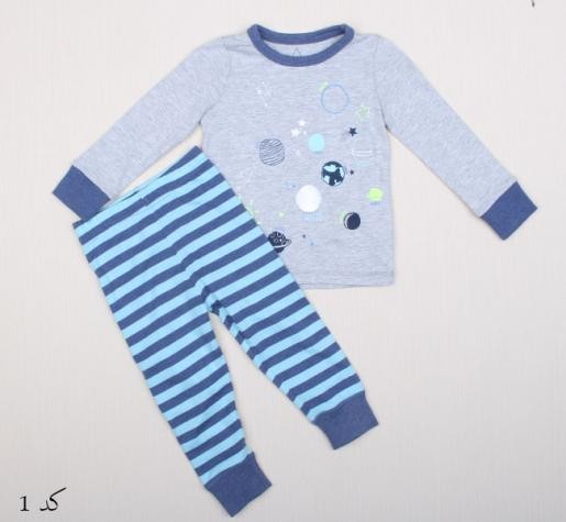 ست پسرانه 11867 سایز 1 تا 8 سال کد 3 مارک SLEEP WEAR