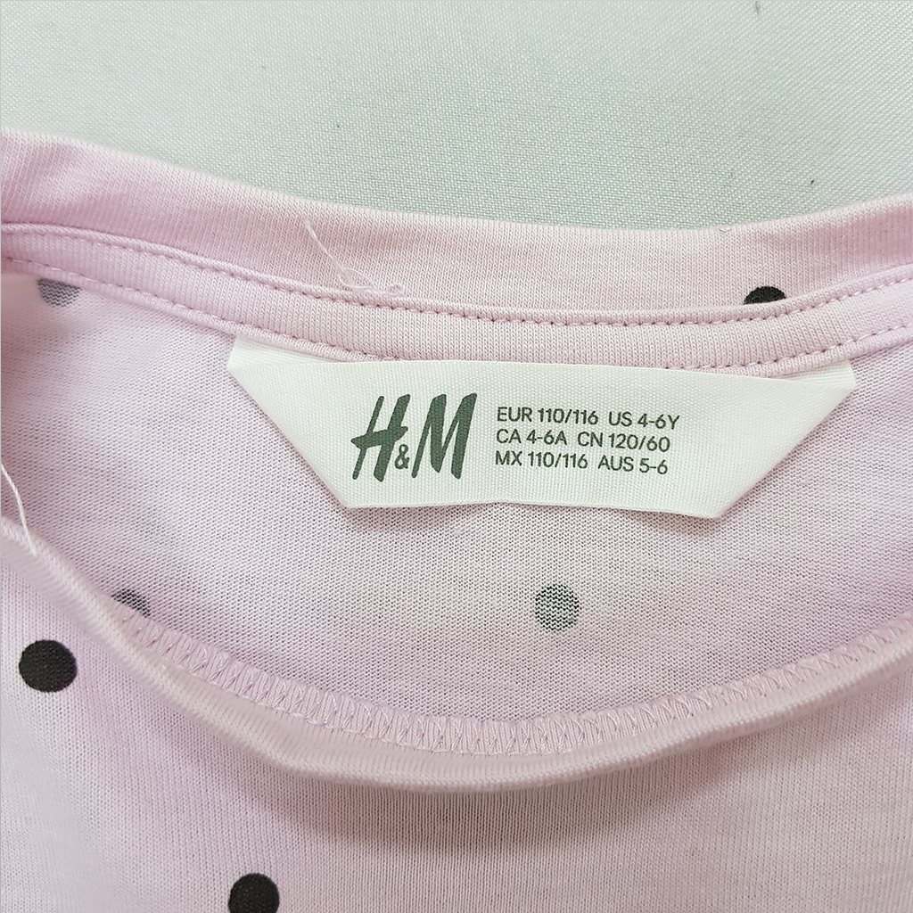 بلوز دخترانه 34932 سایز 3 تا 8 سال مارک H&M