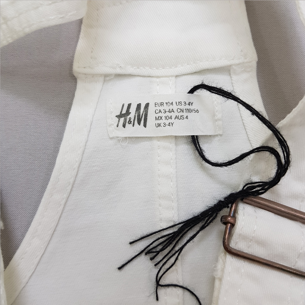 پیشبندار دخترانه 35158 سایز 1.5 تا 10 سال مارک H&M