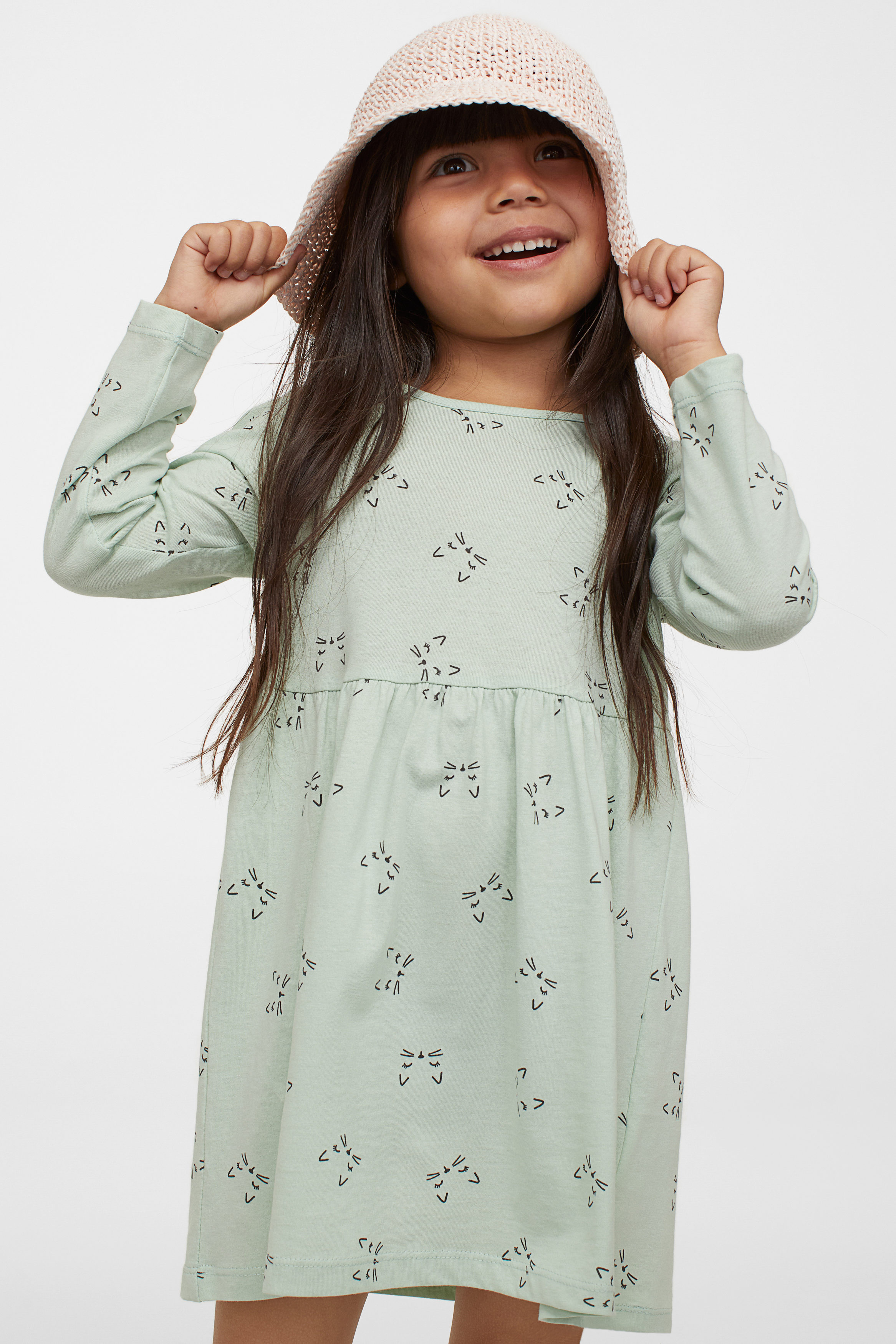 سارافون دخترانه 35221 سایز 18 ماه تا 11 سال کد 13 مارک H&M