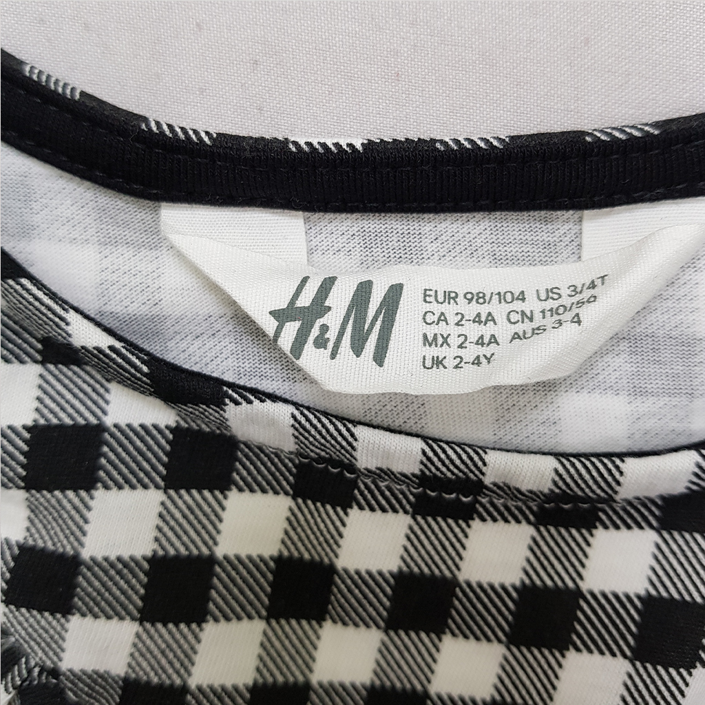 بلوز دخترانه 35398 سایز 1.5 تا 12 سال مارک H&M