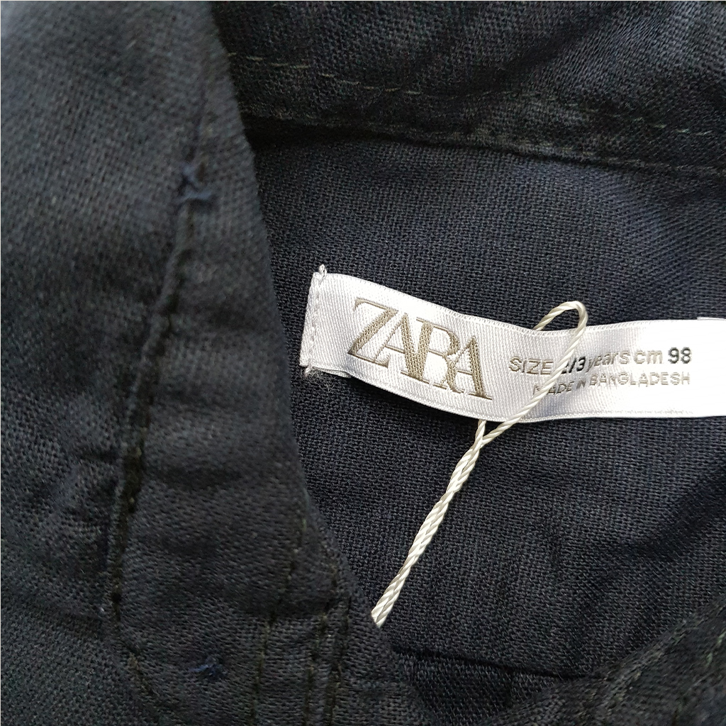 پیراهن پسرانه 35486 سایز 2 تا 15 سال کد 2 مارک ZARA