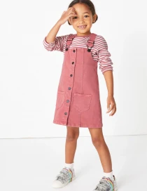 ست دخترانه 36126 سایز 2 تا 7 سال مارک M&S