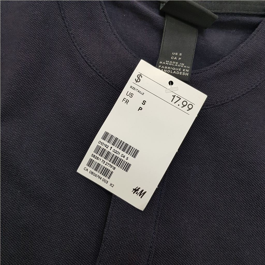 تی شرت مردانه 36128 مارک H&M