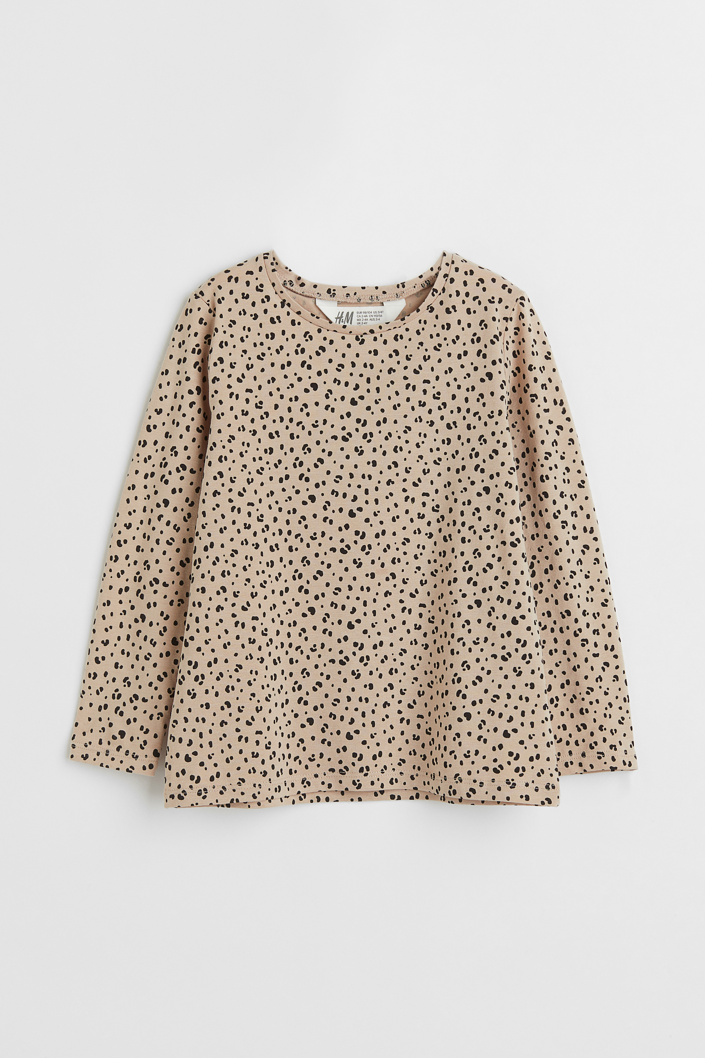 بلوز دخترانه 36806 سایز 1.5 تا 10 سال مارک H&M