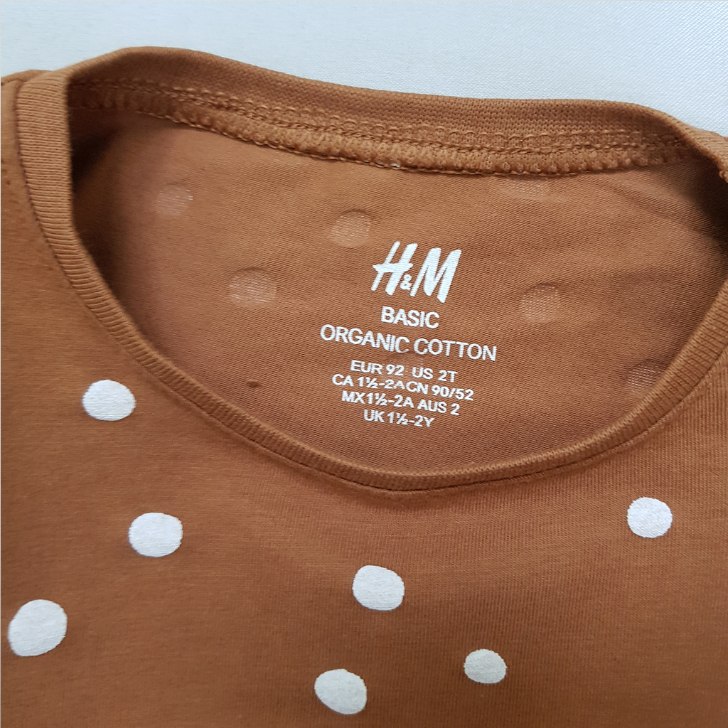 بلوز دخترانه 36902 سایز 1.5 تا 10 سال کد 4 مارک H&M