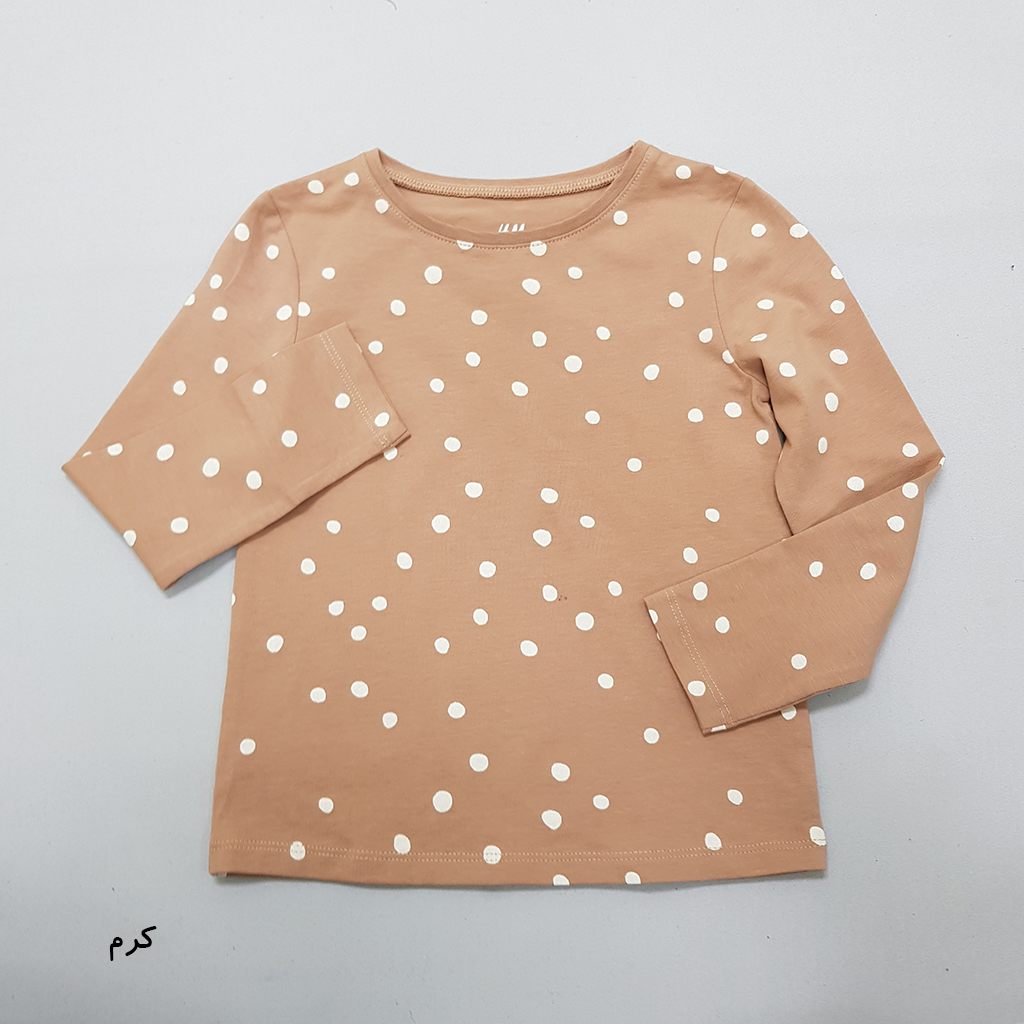 بلوز دخترانه 36902 سایز 1.5 تا 10 سال کد 4 مارک H&M