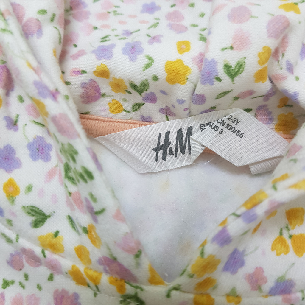 هودی دخترانه 37039 سایز 2 تا 12 سال کد 16 مارک H&M