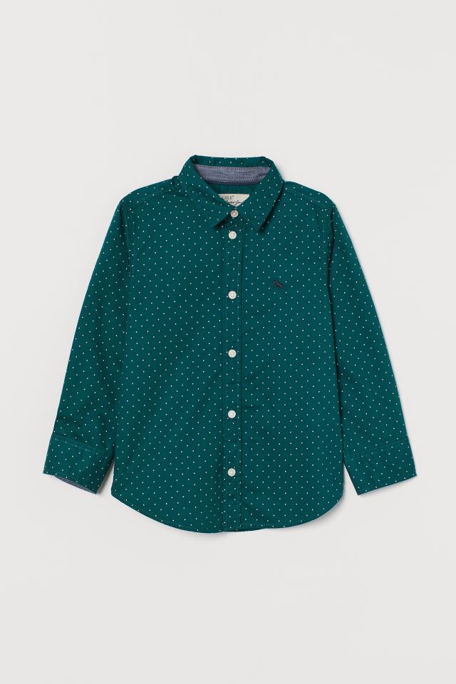 پیراهن پسرانه 37192 سایز 1.5 تا 14 سال مارک H&M