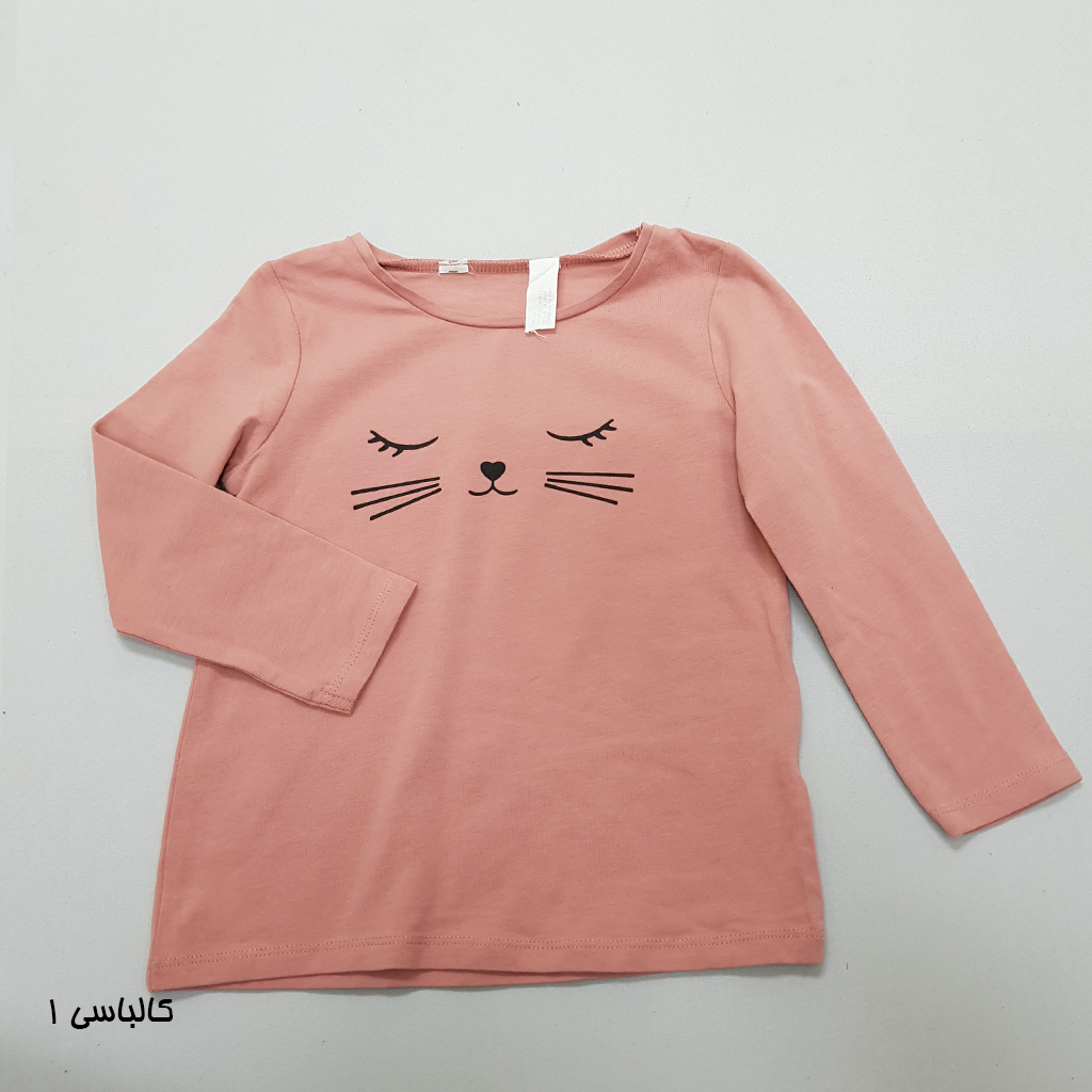 بلوز دخترانه 37420 سایز 1.5 تا 10 سال کد 3 مارک H&M