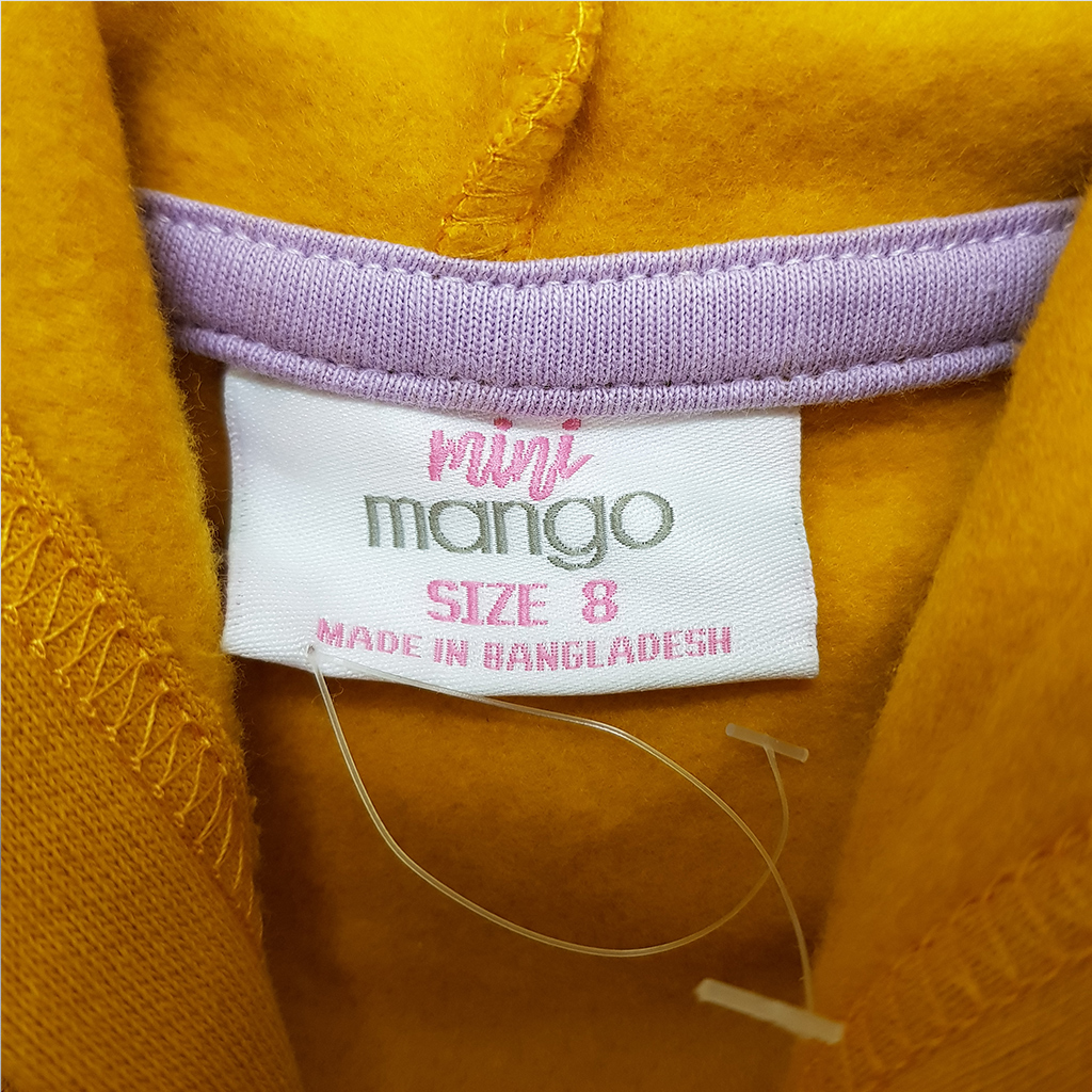 هودی توپنبه ای دخترانه 37830 سایز 7 تا 16 سال مارک MINI MANGO   *