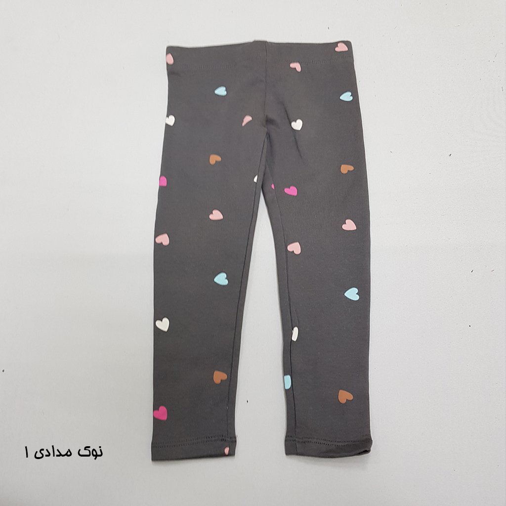 شلوار توپنبه ای دخترانه 37945 سایز 1.5 تا 14 سال مارک H&M