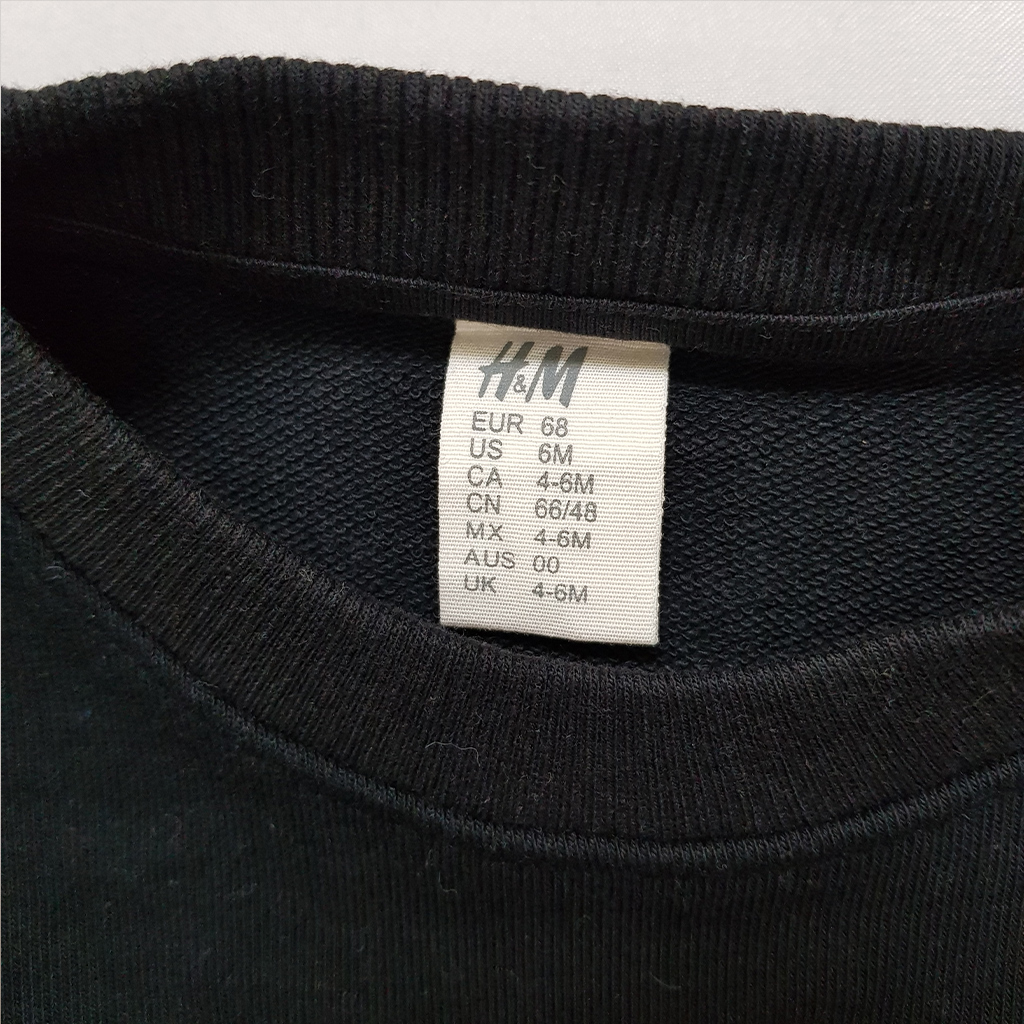 پلیور توپنبه ای پسرانه 38163 سایز 3 ماه تا 9 سال کد 1 مارک H&M   *