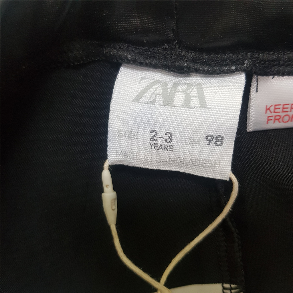 شلوار چرم دخترانه 38273 سایز 18 ماه تا 14 سال مارک ZARA