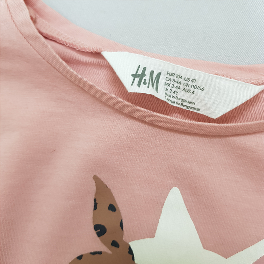 بلوز دخترانه 38386 سایز 1.5 تا 10 سال مارک H&M   *