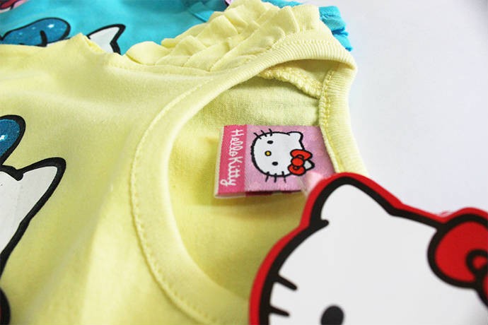 تی شرت دخترانه هلوکیتی 15463 سایز 2 تا 6 سال مارک HELLO KITTY