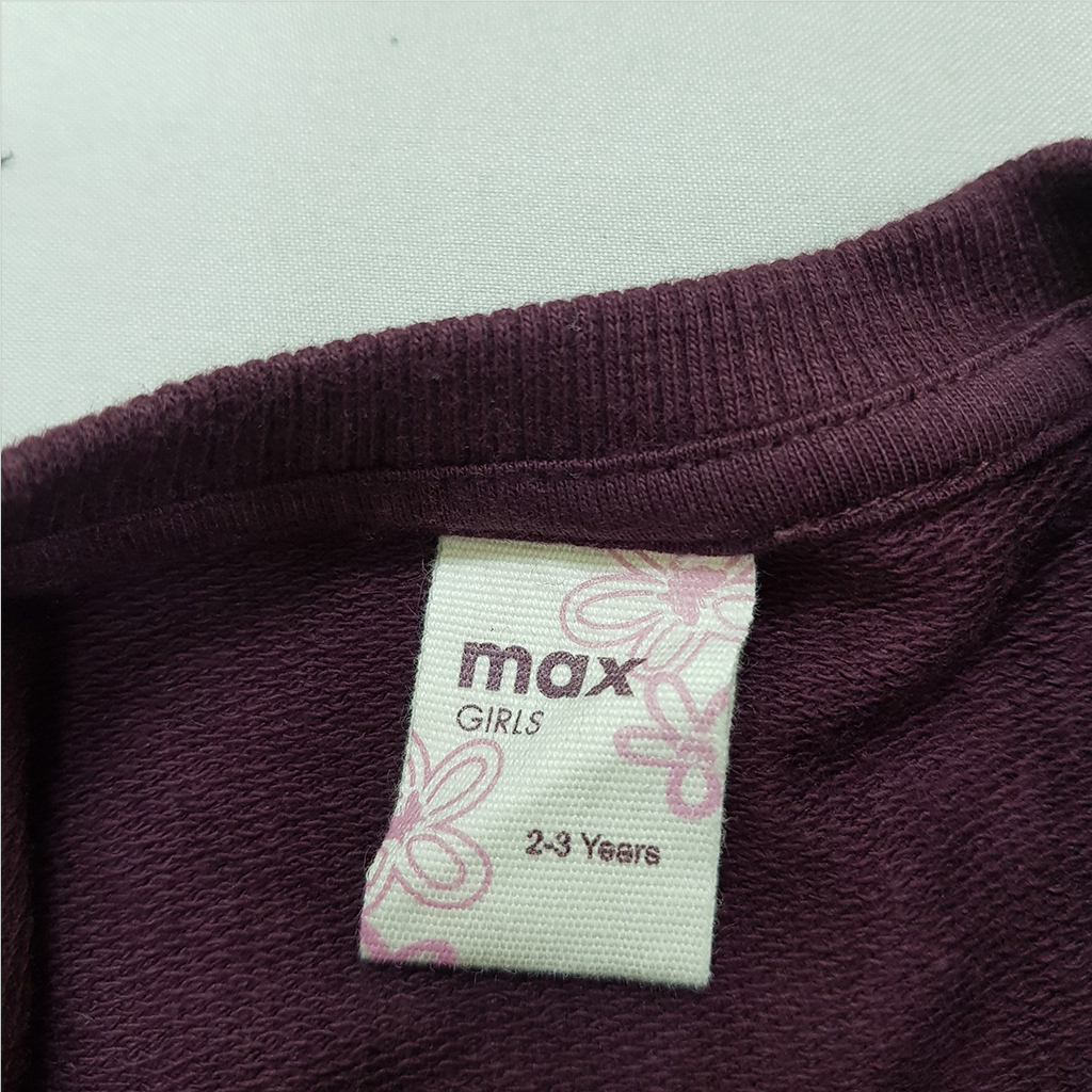 پلیور دخترانه 38406 سایز 2 تا 8 سال مارک MAX   *