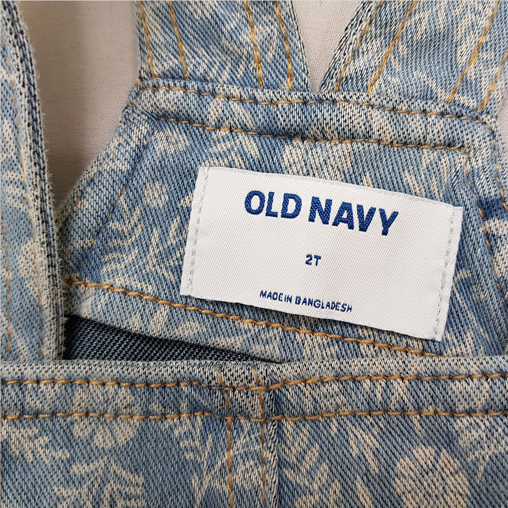 پیشبندار جینز دخترانه 36322 سایز 18 ماه تا 5 سال مارک OLD NAVY   *